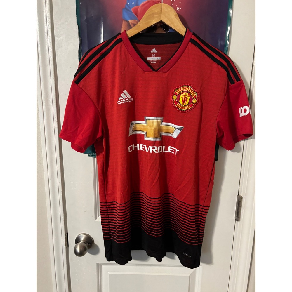 Adidas Manchester United 2018-19 Home Jersey Bowers 30 Red CG0040 Mens Medium
